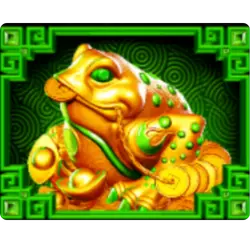 Lucky Frog Golden Symbol.